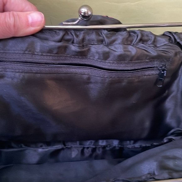 New vintage pink/black beaded purse - Picture 14 of 15